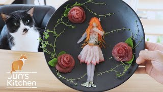 Sushi  Sashimi Art My wife・Marriage anniversary [upl. by Hardej]