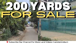 MADHAPUR  200 YARDS OPEN PLOT FOR SALE  MIYAPUR  HYDERABAD  Landsinindiain [upl. by Emmerie]