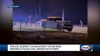 Suspect in Seacoast chase was driving stolen car police say [upl. by Oilut643]