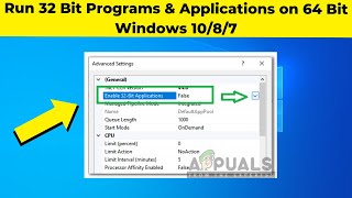 Run 32 Bit Programs amp Applications on 64 Bit Windows 1087  Install Software amp Apps 32bit on 64bit [upl. by Anael]