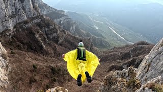 Highline  Wingsuit Flight  Italy [upl. by Hanford]