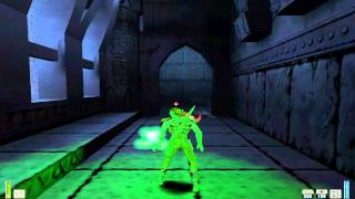 Heretic 2 II PC last level final boss fight and ending [upl. by Seltzer]