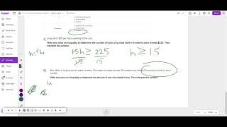 AM7 7 7 Part 2 One Step Inequalities MultDiv Application [upl. by Akiemehs188]