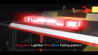 Alligator Lightbar 🚨 RedBlueFading  Flashing Lights MOD [upl. by Ikaz]