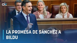 Sánchez promete a Bildu que echará a la G Civil de Tráfico de Navarra tras el varapalo del Supremo [upl. by Aicile]