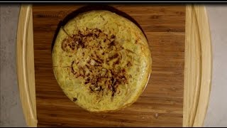 Tortilla de patatas y cebolla receta para olla gm g y método tradicional sarten [upl. by Hagile]