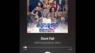 kumbalangi nights  Don’t fall  Akhil Unnikrishnan  KEL  kumbalanginights [upl. by Rialcnis]