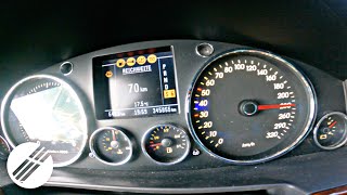 VW TOUAREG 50 V10 TDI ACCELERATION 0230 kph 🏁 [upl. by Esiled92]