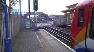 Class 458 South West Trains departing Feltham HD [upl. by Hanford308]