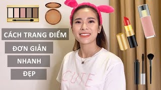 CÁCH TRANG ĐIỂM NHANH ĐƠN GIẢN ĐẸP TRONG 15 PHÚT  BÍ KÍP LÀM ĐẸP  Thúy Chi Bi [upl. by Elenahc757]