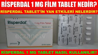 Risperdal 1 Mg Film Tablet Nedir Risperdal Tabletin Yan Etkisi Nedir Risperdal Nasıl Kullanılır [upl. by Sorac]