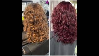 Burgundy hair transformation in Vancouver Washington beesambeauty [upl. by Rebna647]