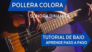 🎸 Pollera Colora de Sonora Dinamita Tutorial de Bajo Paso a Paso 🎶 [upl. by Jesus]