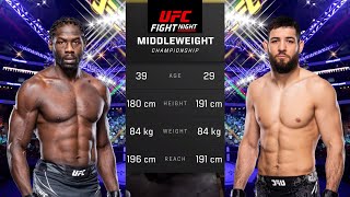 Jared Cannonier vs Nassourdine Imavov Full Fight  UFC Fight Night [upl. by Fee]