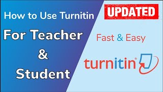 How To Check Plagiarism in Turnitin UPDATED [upl. by Okoy]