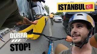 BENİM GÖZÜMDEN BMX SOKAK SÜRÜŞÜ İSTANBUL  TRAFİKTE AKSİYON DOLU DAKİKALAR [upl. by Aliuqehs506]