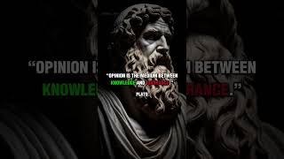 The Illusion of Certainty Knowledge vs Belief  Plato quotes philosophy plato rome greece [upl. by Pederson]