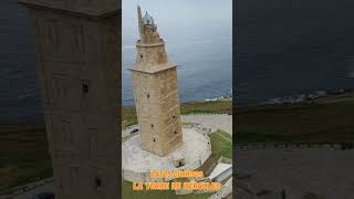 La Torre de Hercules  Datos curiosos sobre este monumento de A Coruña Shorts short [upl. by Yl472]