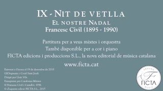 Nit de vetlla  El nostre Nadal Francesc Civil 1895  1990 [upl. by Ala720]