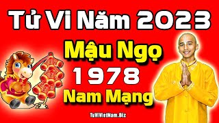 Xem tử vi tuổi Mậu Ngọ 1978 Nam Mạng năm 2023 Thị phi Trắng Đen [upl. by Patsis492]