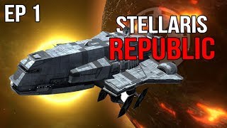 Stellaris  The Grand Army of the Republic EP 1 [upl. by Erlond]