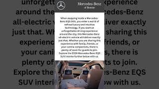 2024 EQS SUV Interior  MercedesBenz of Boerne shorts [upl. by Lorianne]