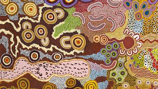 Aboriginal Art Dot Paintings Australia  Australian Indigenous Aboriginal Art Territory [upl. by Sivraj]