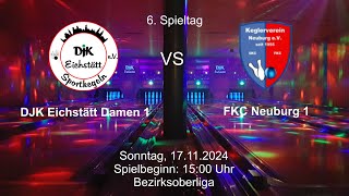 DJK Eichstätt Damen 1  FKC Neuburg 1 [upl. by Prudy]