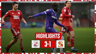 Match Highlights Crawley Town vs Swindon Town [upl. by Abana]