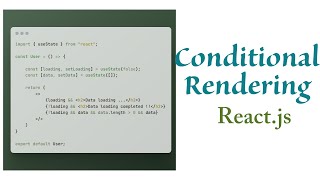 Conditional Rendering in Reactjs  Nextjs [upl. by Notac]