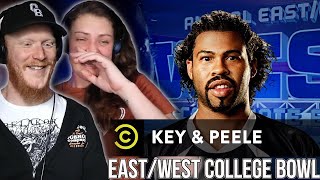 COUPLE React to Key amp Peele  EastWest College Bowl  OB DAVE [upl. by Etteniuq]