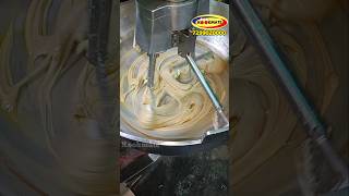 White Muscoth Halwa Making In Automatic Sweets Making Machine  Halwa Machine  Mysorepak Chikki [upl. by Arihay]