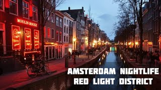 Amsterdam Nightlife ￼Red light area ￼Amsterdam Central station  October 2024  Netherlands [upl. by Kieffer]