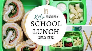 KETO SCHOOL LUNCH  Keto Bento Boxes  KETO KIDS [upl. by Sueaddaht172]