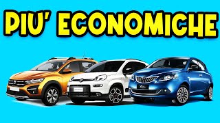 AUTO PIÙ ECONOMICHE 2022 SUL MERCATO  Prezzi Misure e Consumi [upl. by Ijar]