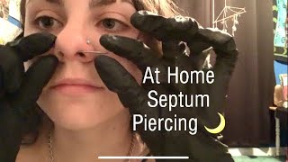 Piercing my Septum AND Piercing Horror Storiesfrom an apprentice [upl. by Purvis]