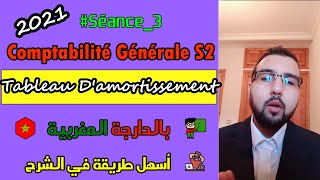 comptabilité générale s2 tableau damortissement  S2  2 bac  ofppt [upl. by Lrigybab]