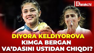 DIYORA KELDIYOROVA KIMGA BERGAN VADASINI USTIDAN CHIQDI [upl. by Hoye]