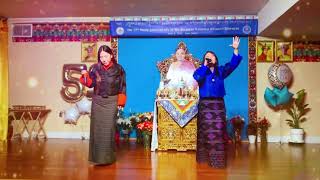 Remix Song Minzung Lhamo and Jangchub Lhamo  Bhutanese Song [upl. by Aillemac]