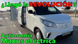 ¿Llegó la REVOLUCIÓN de las FURGONETAS ELÉCTRICAS Maxus eDeliver3 PRUEBA DE AUTONOMÍA REAL MOTORK [upl. by Elacsap]