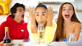 TRUTH OR DRINK WITH MY EX AND HIS NEW “GIRLFRIEND”  MyLifeAsEva [upl. by Kalmick]