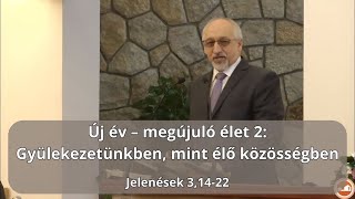 2024 01 14 délelőtti istentisztelet  Mészáros Kornél [upl. by Acinehs]