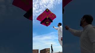 Kite Flying  Patang Bazi  Basant Festival  Beautiful Kite  6 Tawa  Big Kite [upl. by Annairol239]