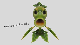 Peashooter Dancing PvZ GW animation [upl. by Odirfliw]