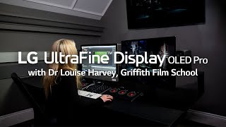 LG UltraFine  OLED Pro 32 EP950 review by Louise Harvey I LG [upl. by Blase]