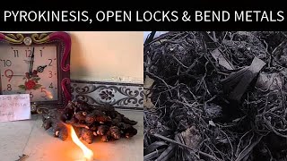 Pyrokinesis Opening Locks and Bending Metal with the Power of Divine Consciousness [upl. by Orit748]