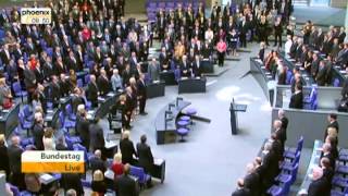 Nach der Gauck Rede  Die deutsche Nationalhymne  23032012 [upl. by Buddie]