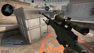 This is how to clutch with AWP 1v4 with 1 hp csgo [upl. by Anilosi]