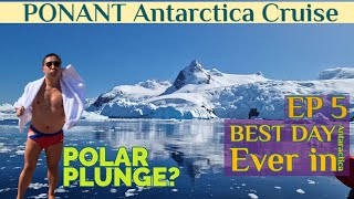 quotPOLAR PLUNGEquot on the BEST DAY of our ANTARCTICA Cruise 🇦🇶  EP5 [upl. by Anyl]