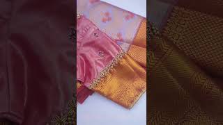 POSHDESIGNERS bridal blouses🦋 bridalblouse tirupuraariwork sareeprepleating fashion [upl. by Llerreg]